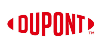 A logo of 3M