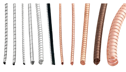 EMI shielding spiral tube